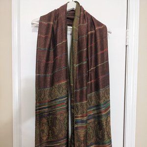 Pashmina and Silk Scarf